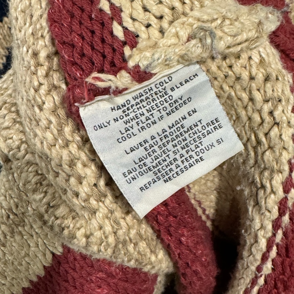 EUC Ralph Lauren Denim & Supply Cotton USA Stars & Stripes Cardigan - Size Small - Picture 3 of 4